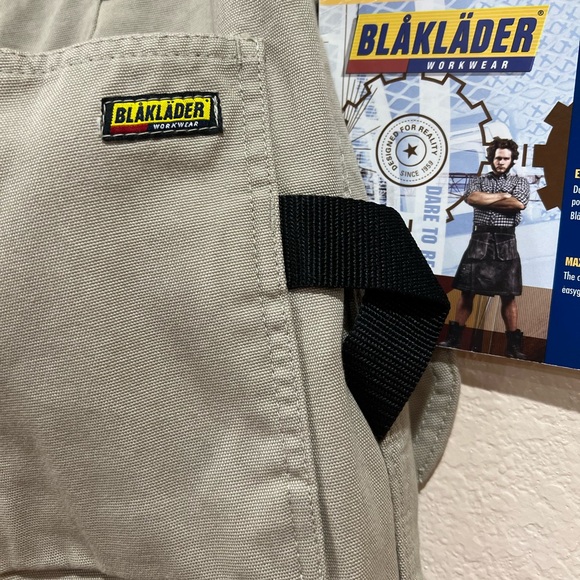 Blaklader Workwear NWT Bantam Work Pants in Stone Size 42x34 - Picture 12 of 15